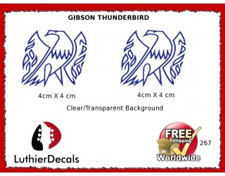 Gibson Thunderbird Firebird Guitar Decal 267